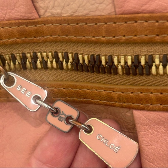 See By Chloe Day Tripper Pink and Tan Bag - Picture 4 of 15